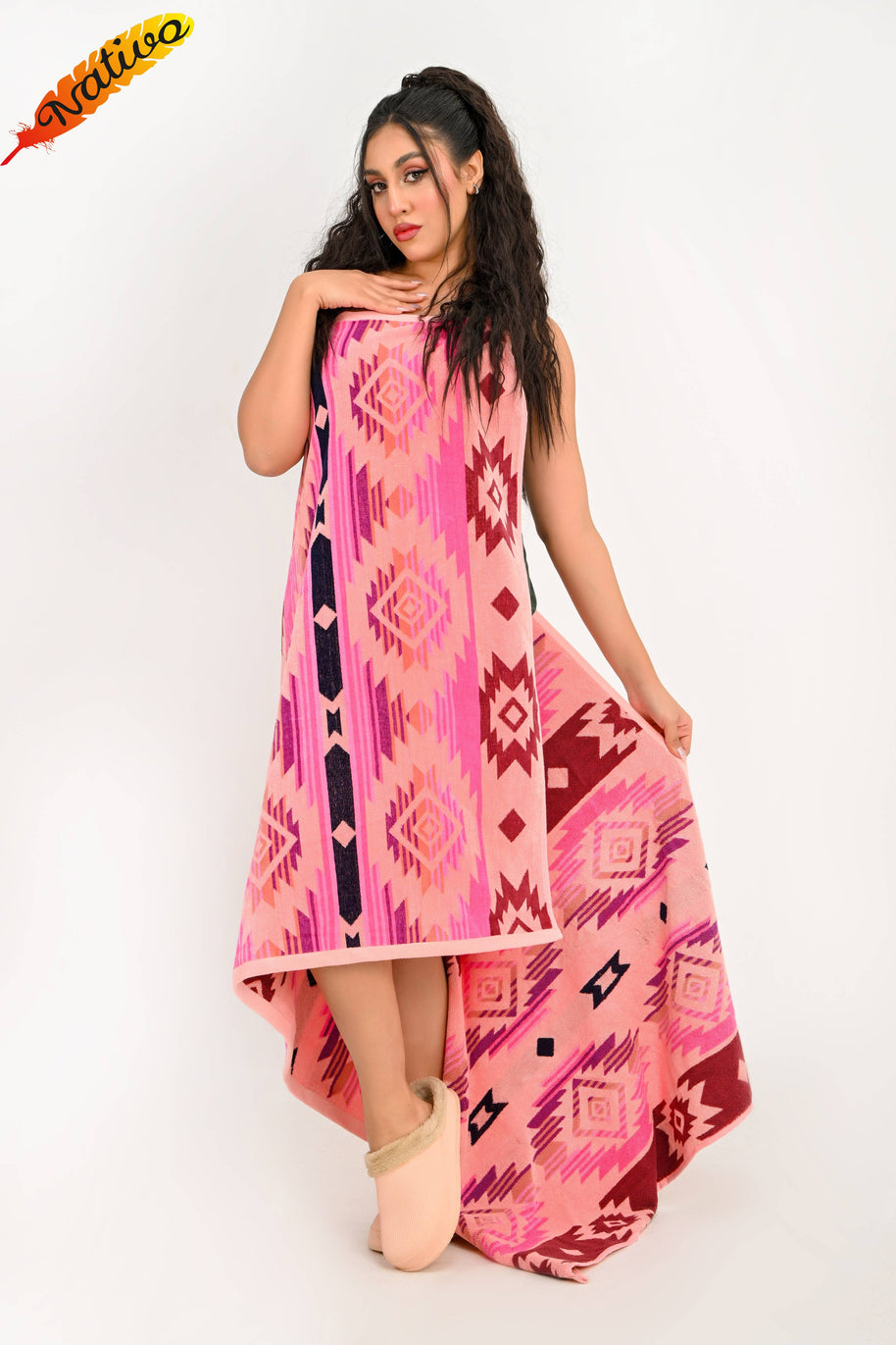 Dakota Pink Beach Towel