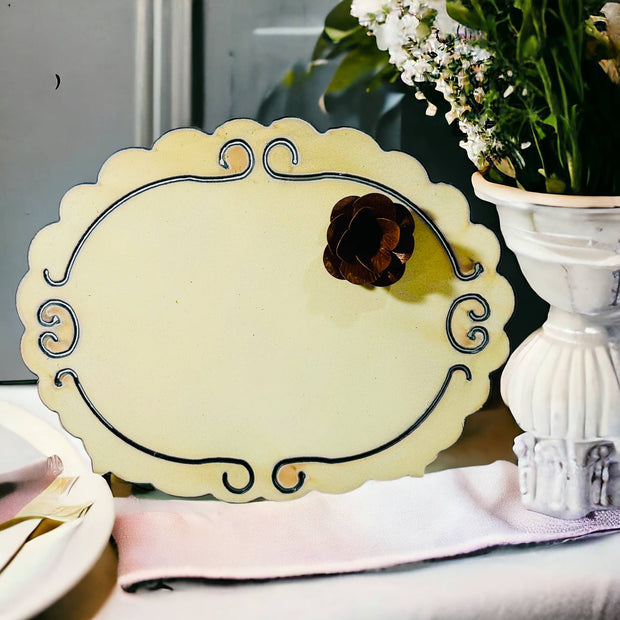 Metal Flower Frame with Magnet