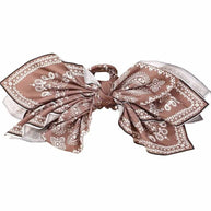 Paisley Print Hair Clip, Several Colors