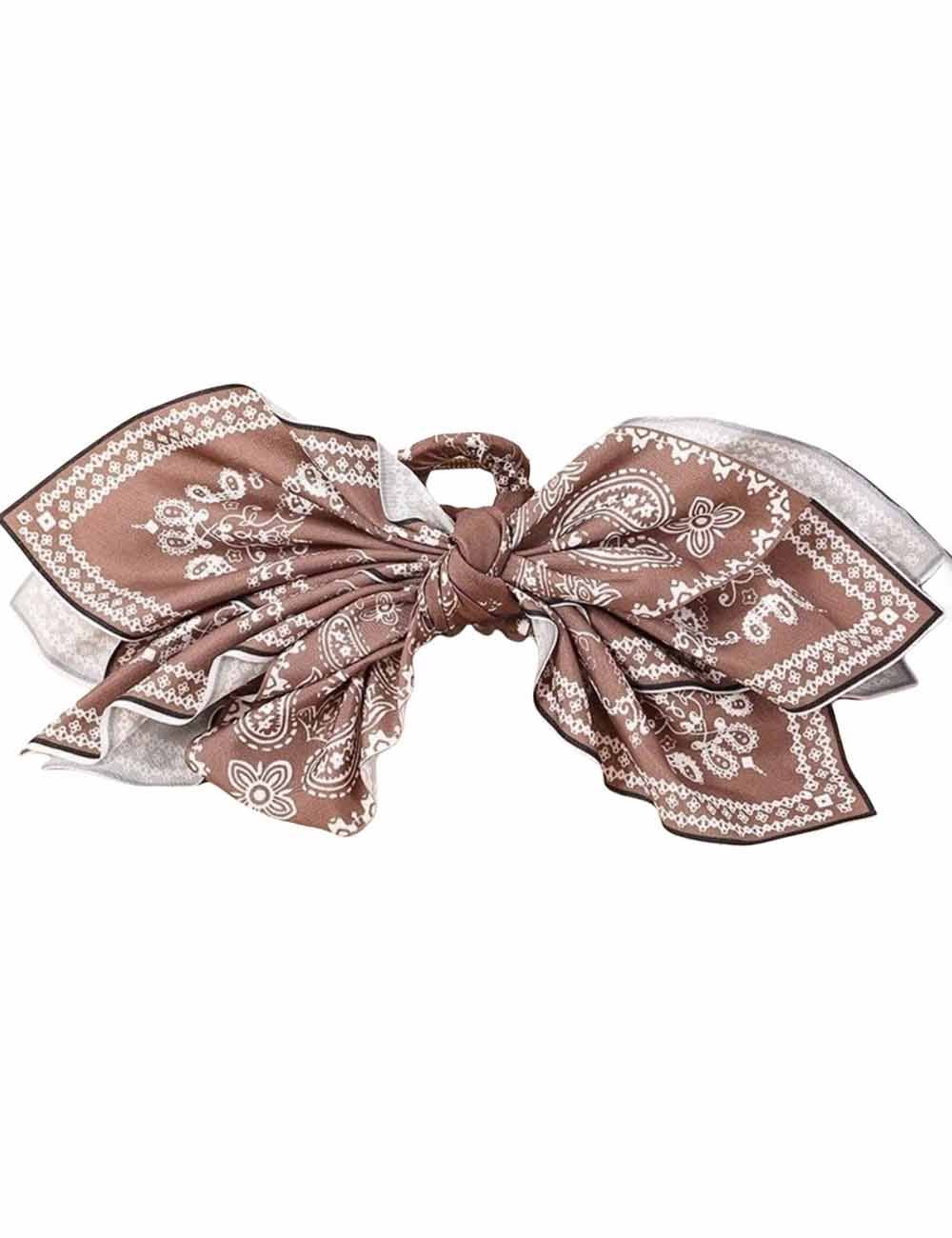 Paisley Print Hair Clip, Several Colors
