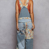 Animal Print & Floral Overalls