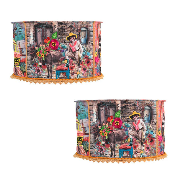 Cowgirl Hanging Lampshade