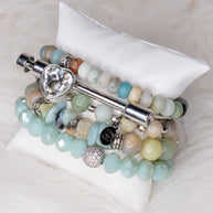 Cora Bracelet Set Amazonite