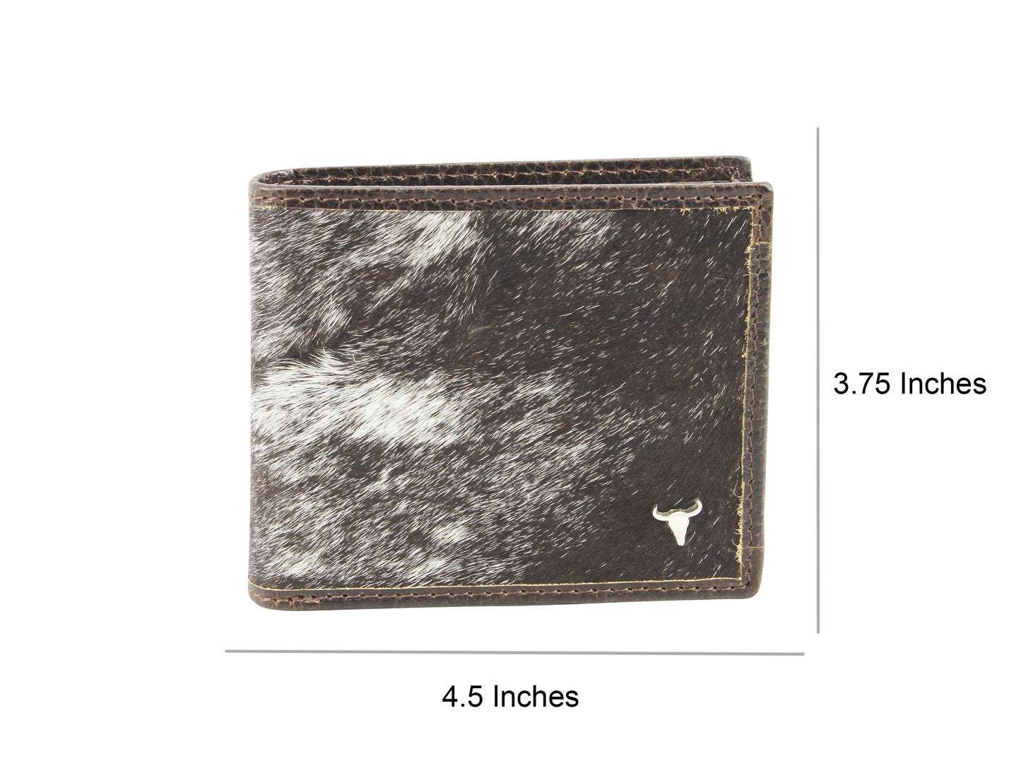 Hair On Hide Men's Wallet With Splash Finish AB W01 Splash