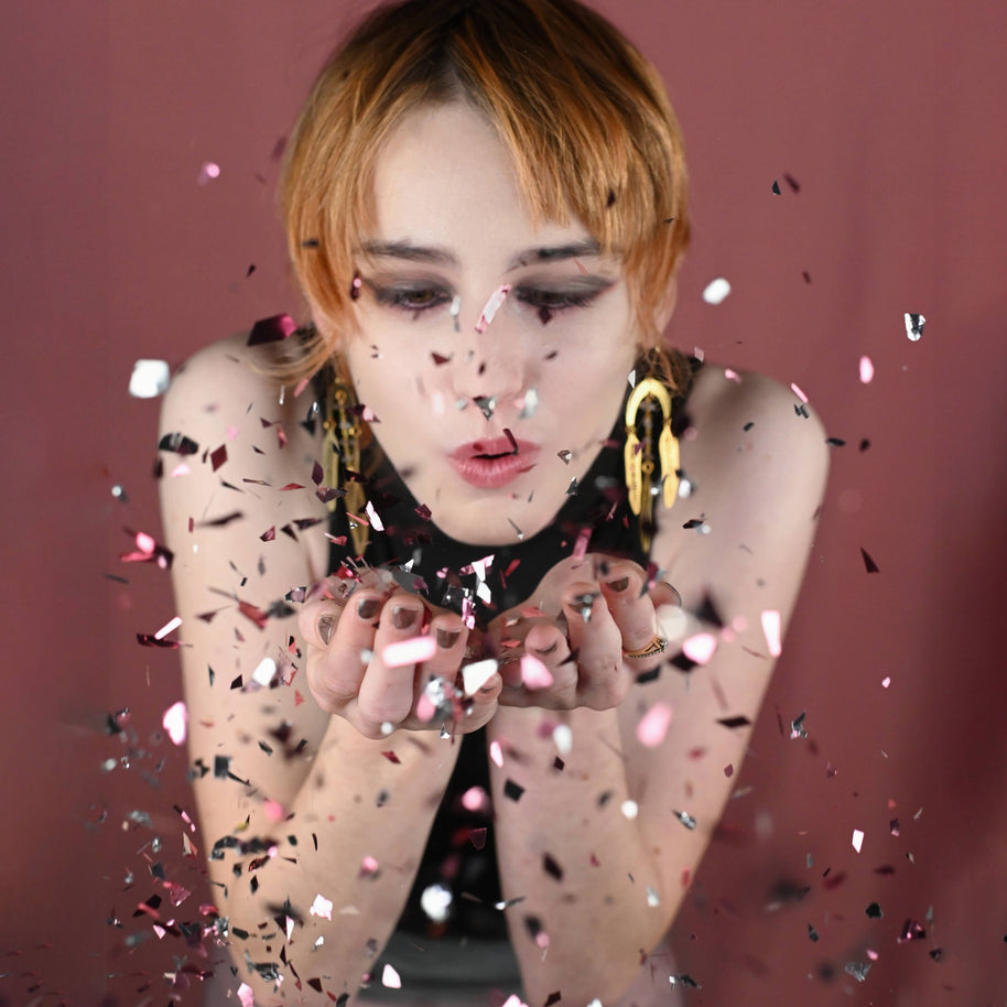 Nature Goddess Herkimer Diamond Earrings