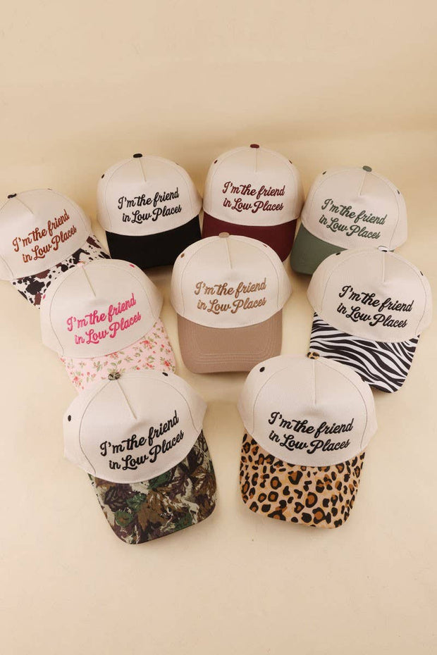 I'm The Friend In Low Places Snapback Hat