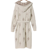 New Hooded Lightning Bolt Luxe Robe