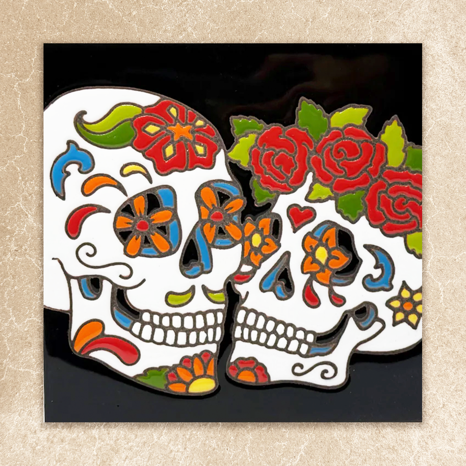 Day of the Dead The Happy Couple Tile (8093)