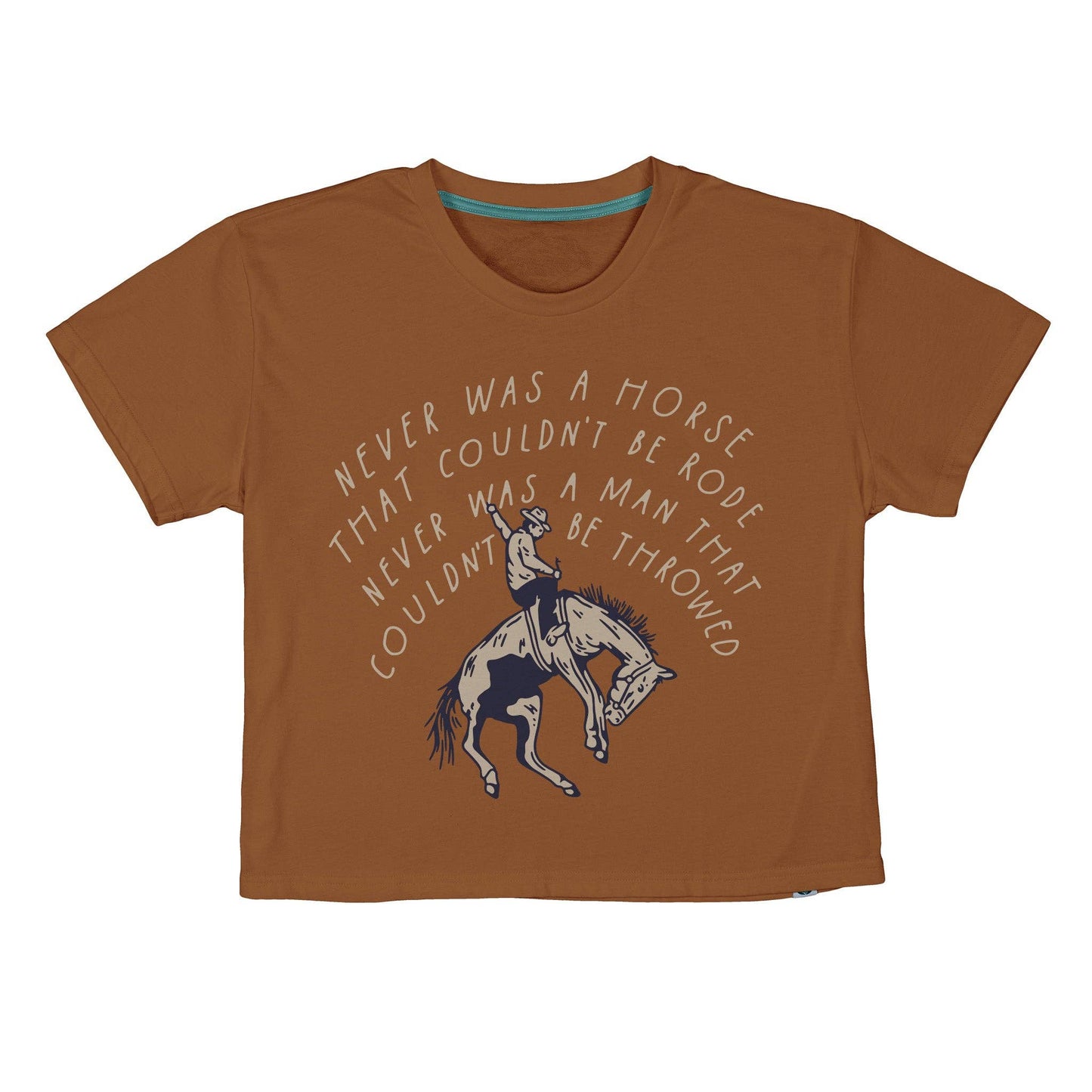 Never Was a Horse Women's Crop Tee