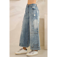 Upside Down Capri Jeans