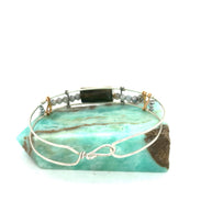 Labradorite Stacking Cuff Bracelet