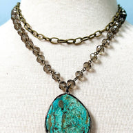 Paige Necklace Smokey
