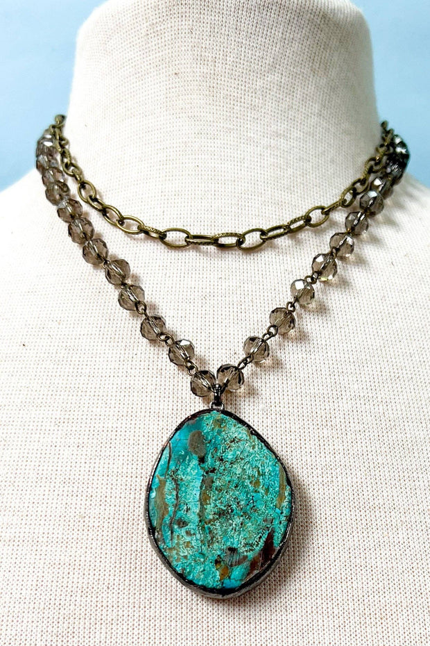 Paige Necklace Smokey