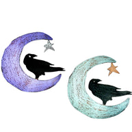 Crow & Moon Magnet