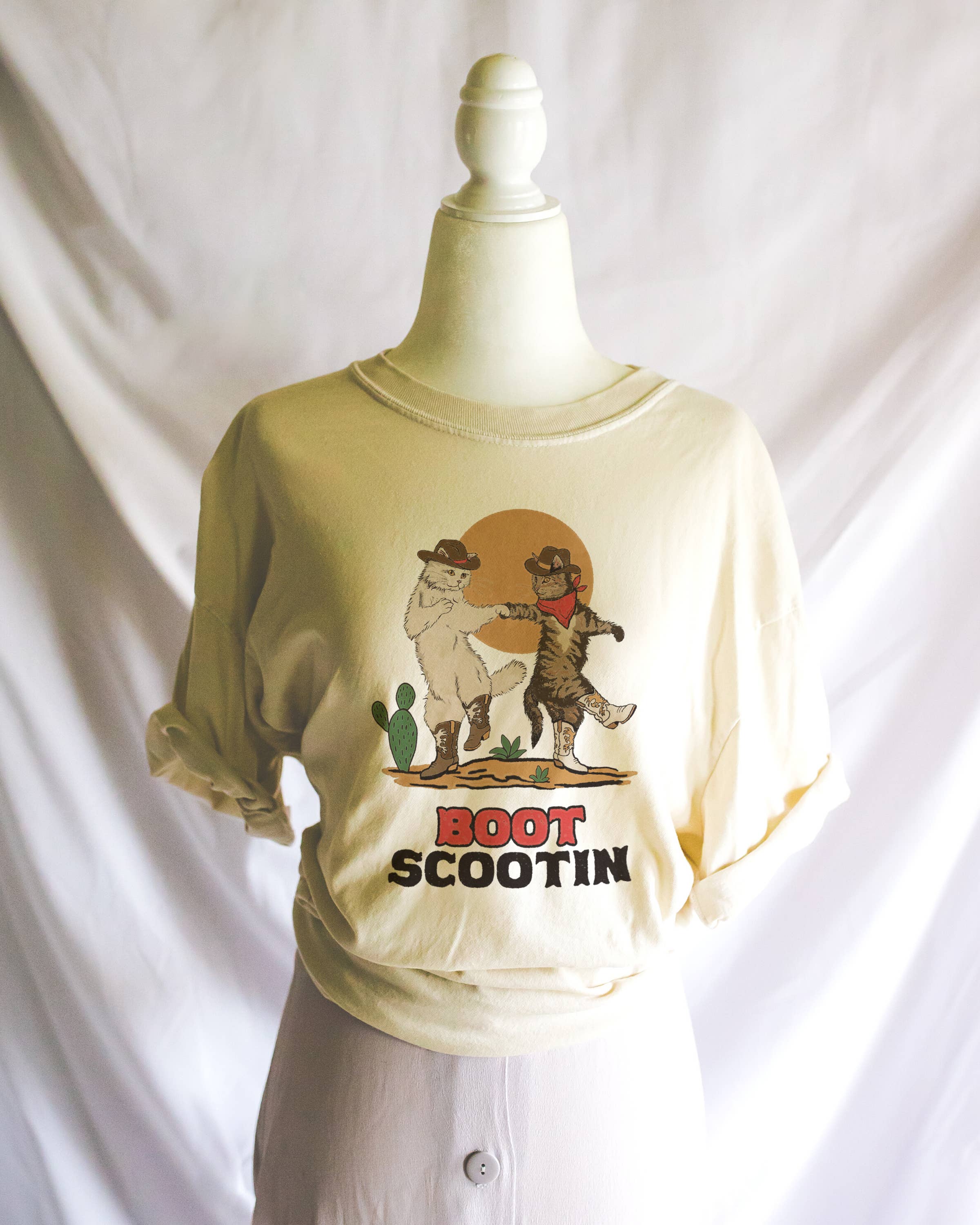 Boot Scootin Kitties T-Shirt, Regular