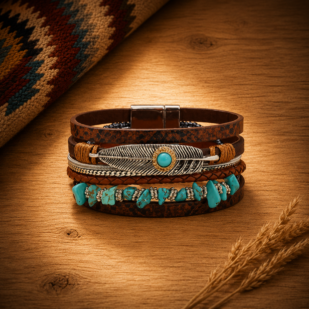 Brown Boho Multi Bracelet