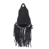 Dakota Drift Hair-on-Hide Purse,Ebony & White