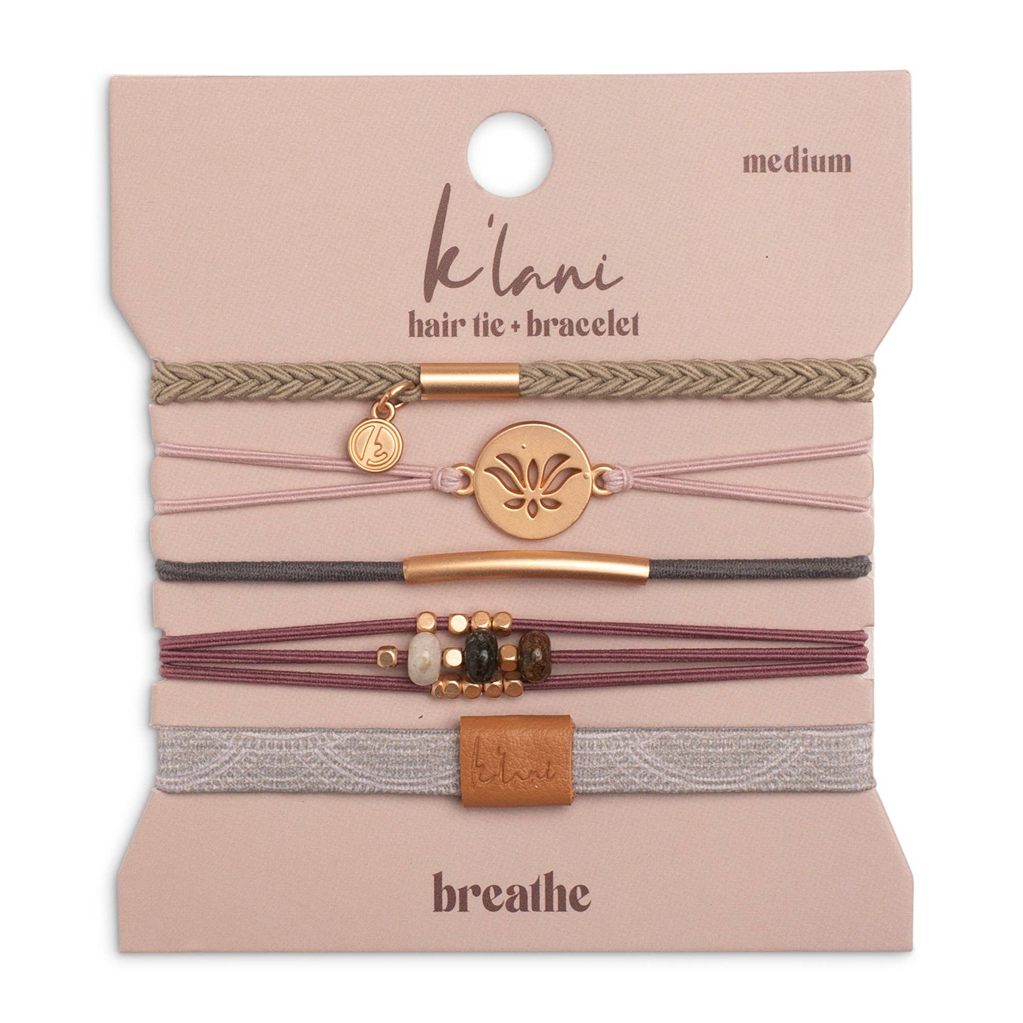 Breathe  Hair Tie Bracelets