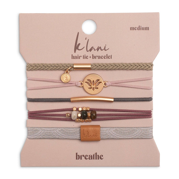 Breathe  Hair Tie Bracelets