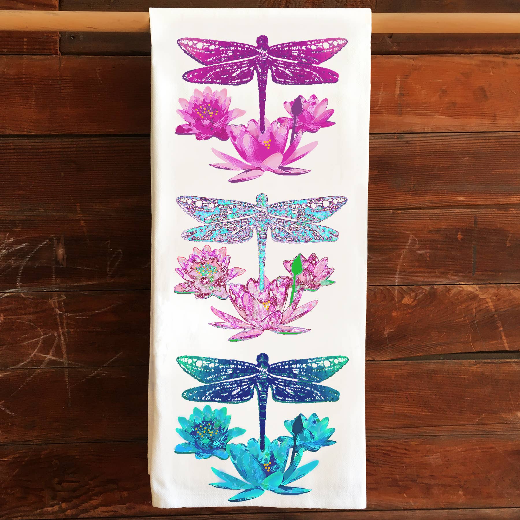 Dragonfly Trio Kitchen Tea Towel