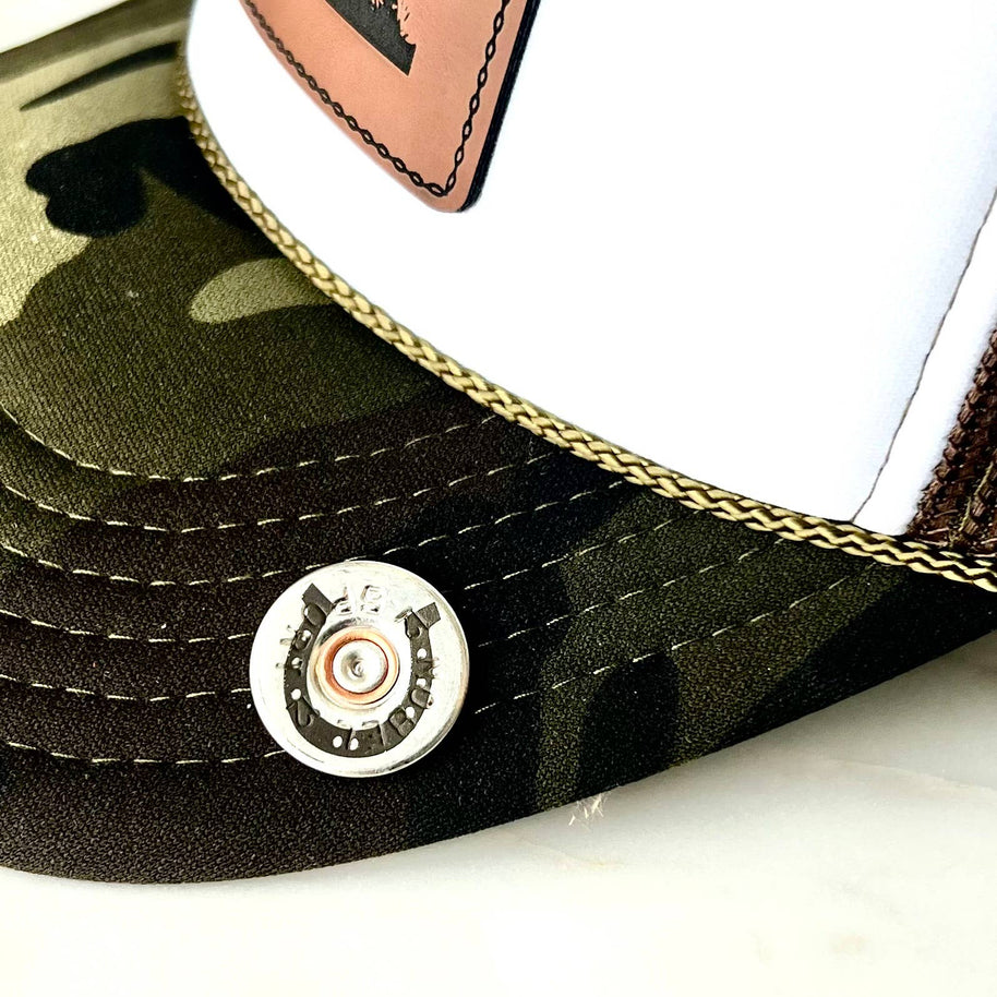 Shotgun Shell HORSESHOE Lapel Pin