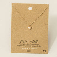 Mini Heart Pendant Necklace