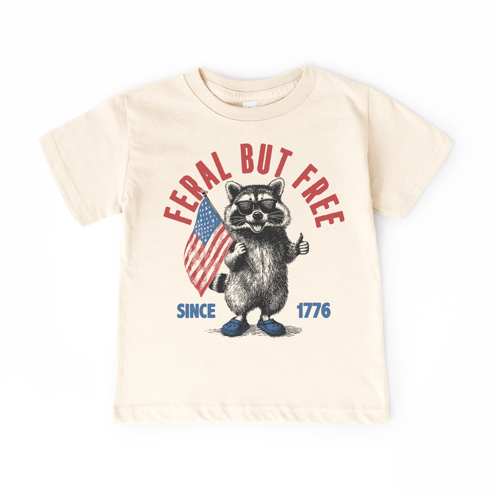 Kids 4th of July Tee - Feral & Free