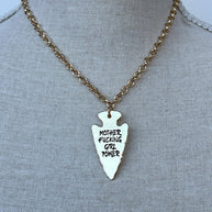 Girl Power Necklace in Gold