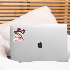Aye Chihuahua Cowboy Sticker