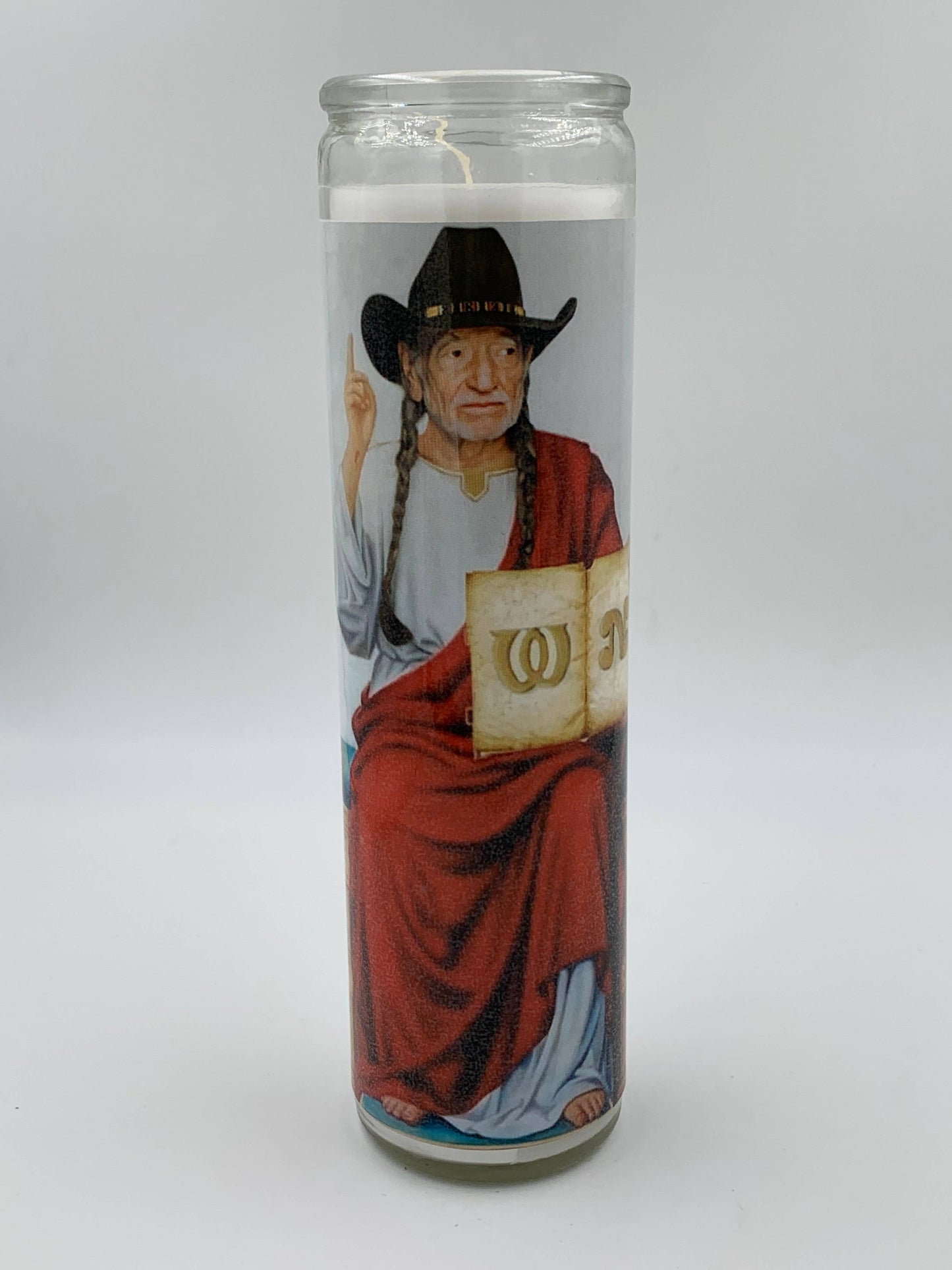 Willie Nelson Prayer Candle