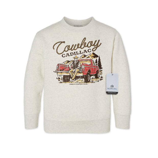 Cowboy Cadillac Toddler Sweatshirt