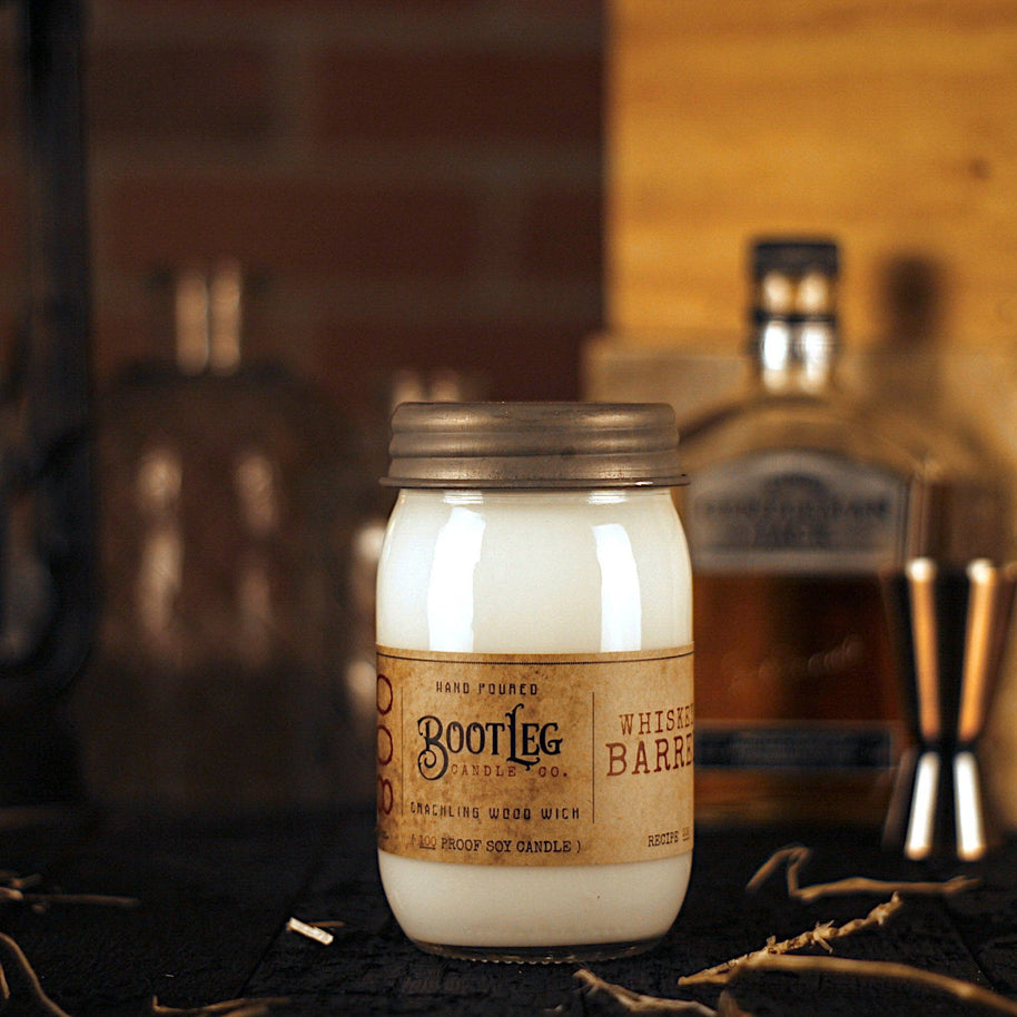 Whiskey Barrel Candle, 16 oz