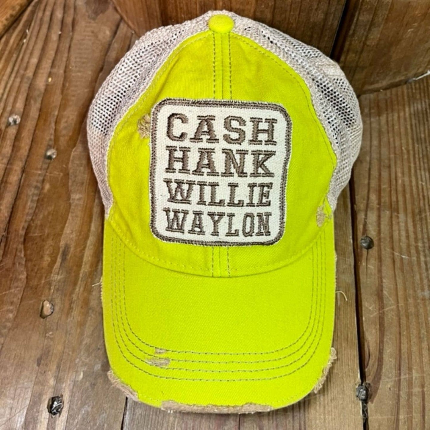 Cash Hank Willy Waylon Hat