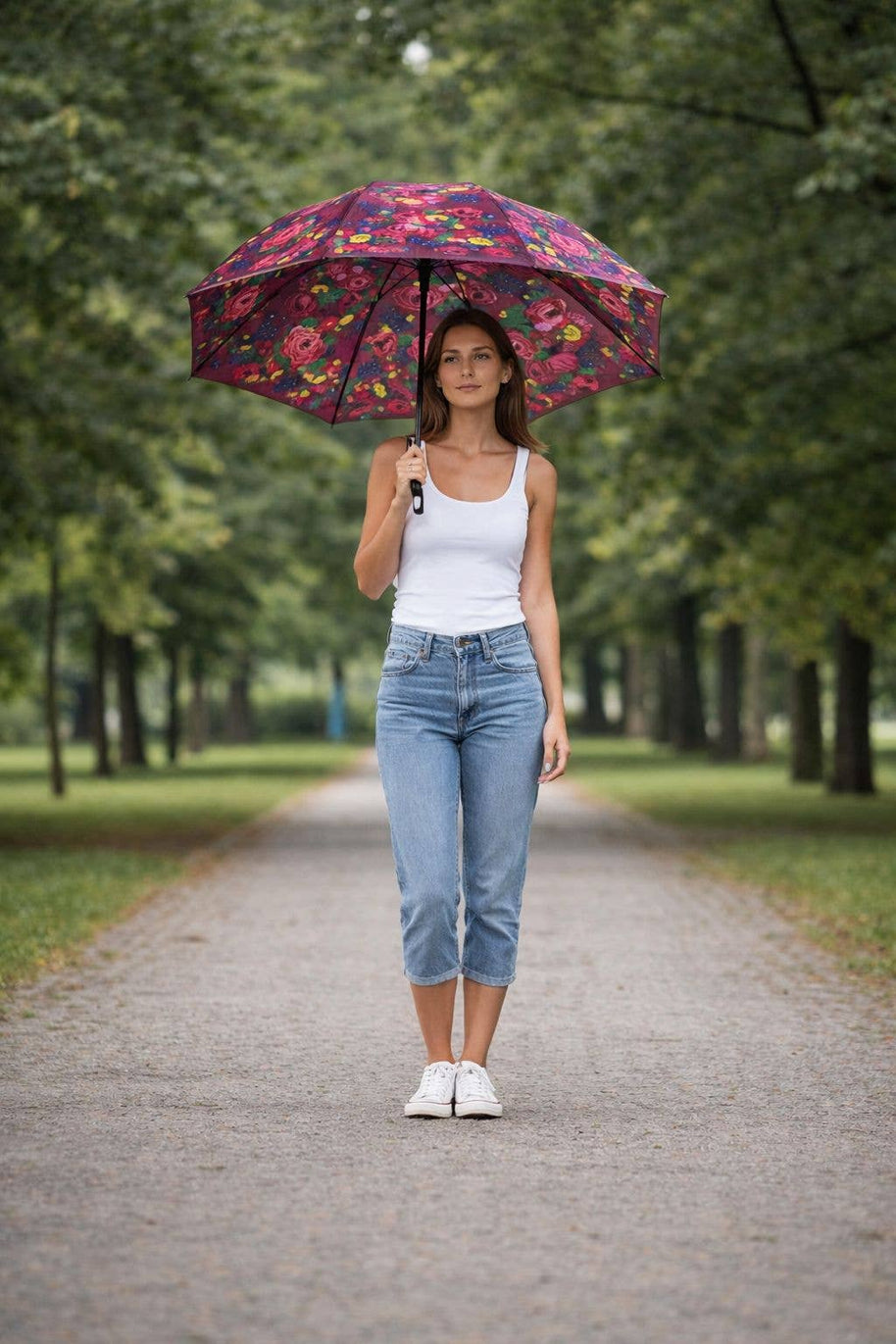 Burgundy Golf Umbrella