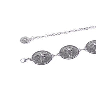 Oval Longhorn concho Belt