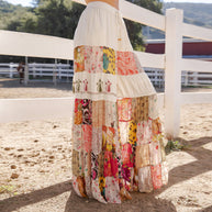 Boho Patchwork Palazzo Pants
