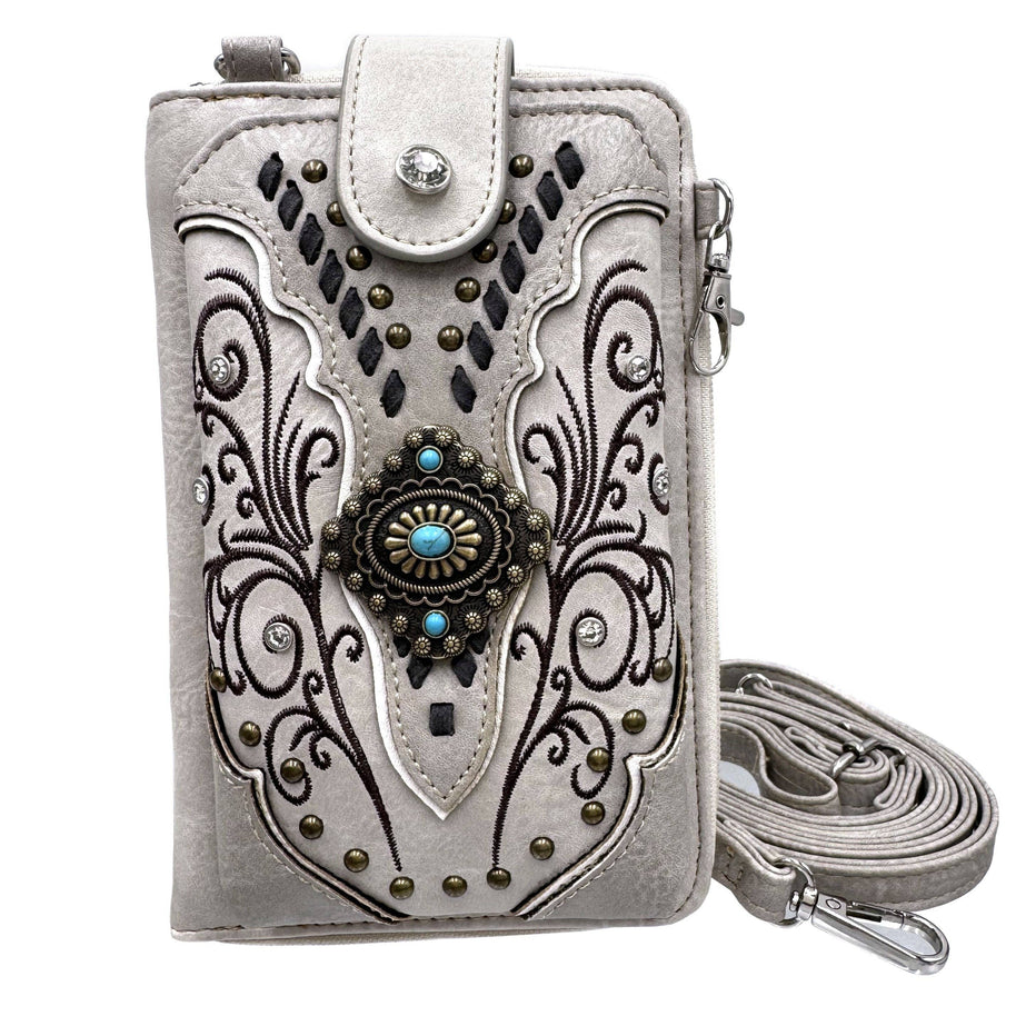 Western Crossbody Phone Wallet Purse