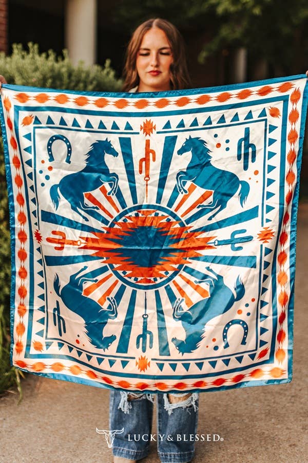Horse Aztec Wild Rag