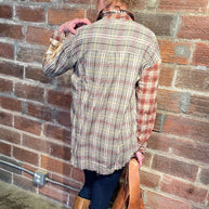 Patchwork Flannel Shirt