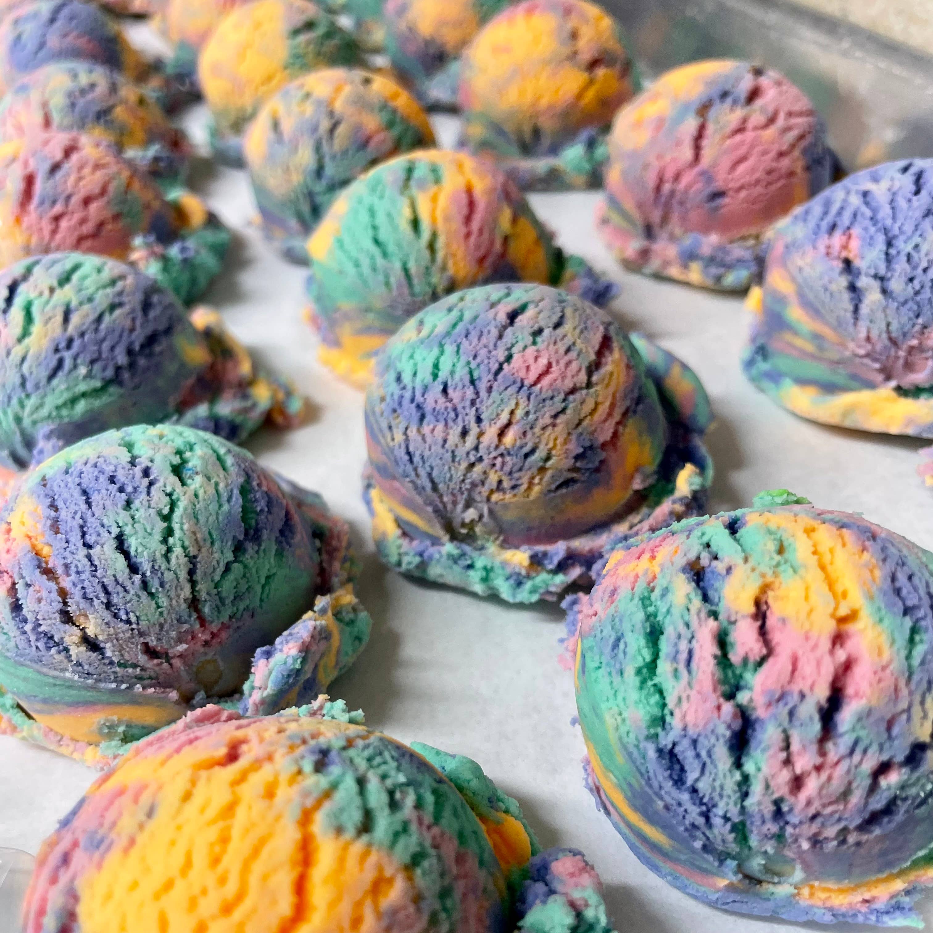 Bubble Scoops Solid Bubble Bath, RAINBOW SHERBET