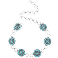 Turquoise Concho Belt