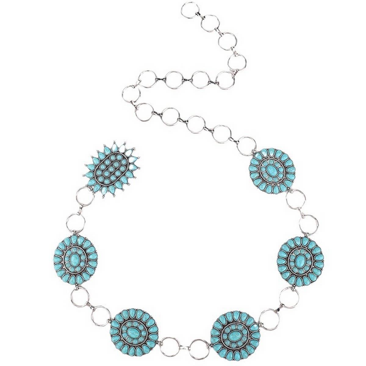 Turquoise Concho Belt