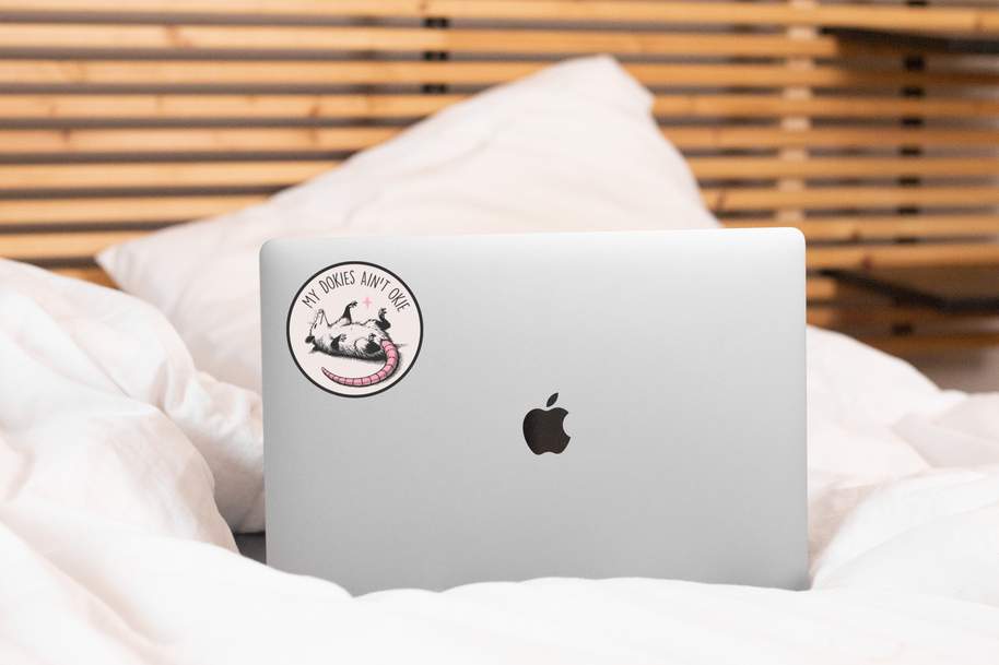 My Dokies Ain't Okie Sticker