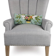 Floral Bee w/Hive Hook Pillow - Susan Winget