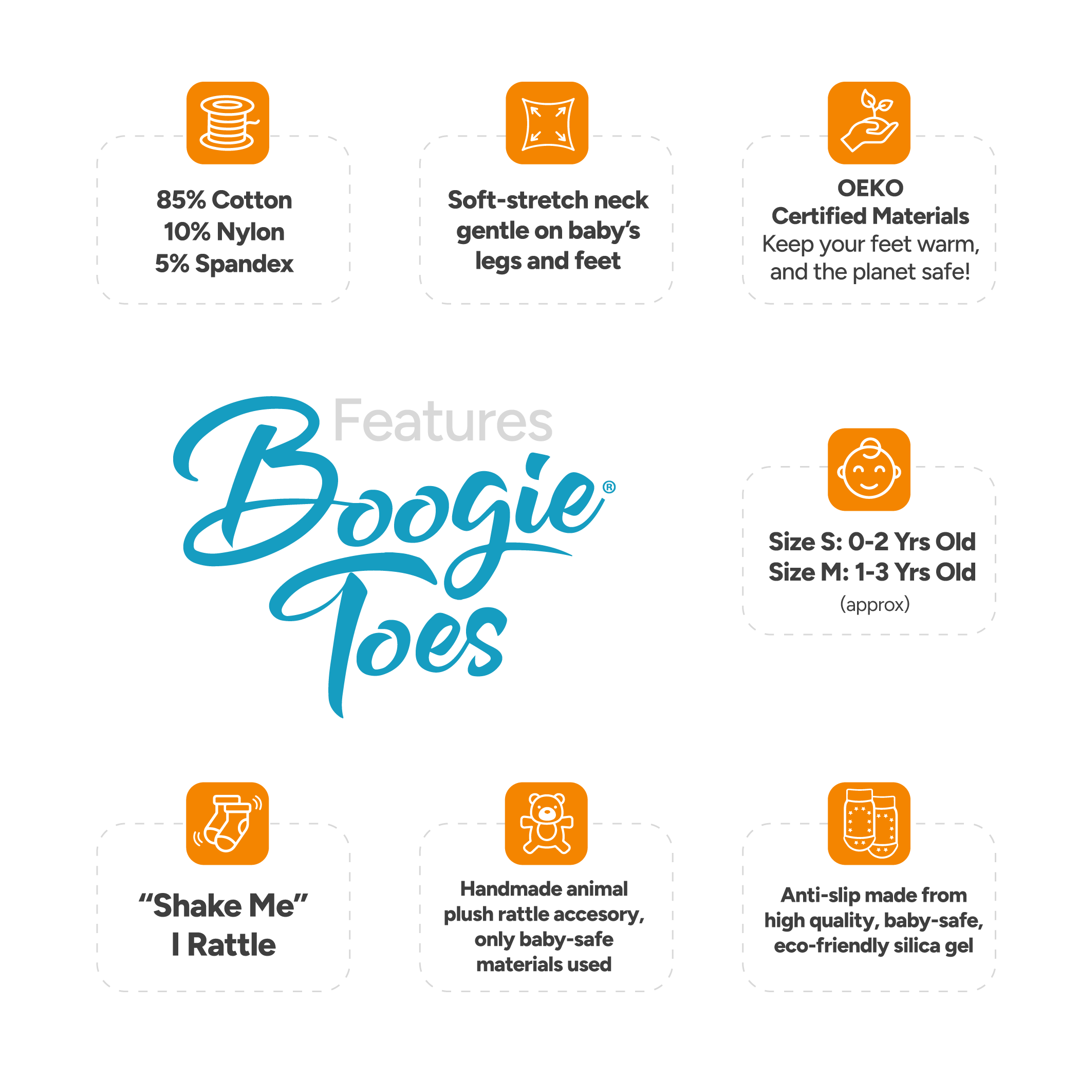 Bunny Boogie Toes Rattle Socks