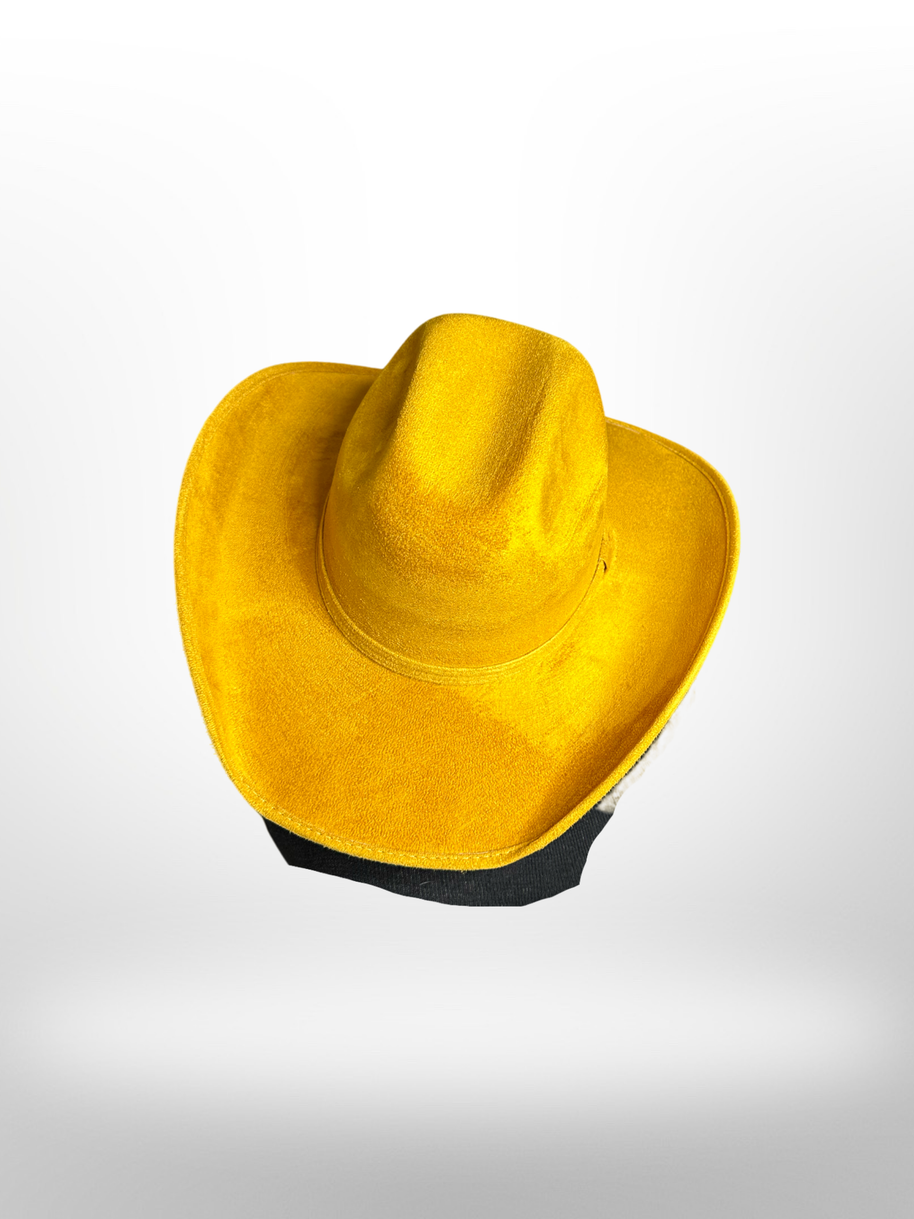 Vegan Suede Cowboy Hat 