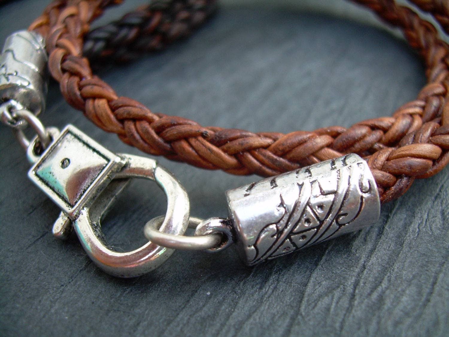 Braided Leather Bracelet