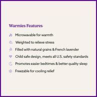 Marshmallow Brown Warmies Eye Mask
