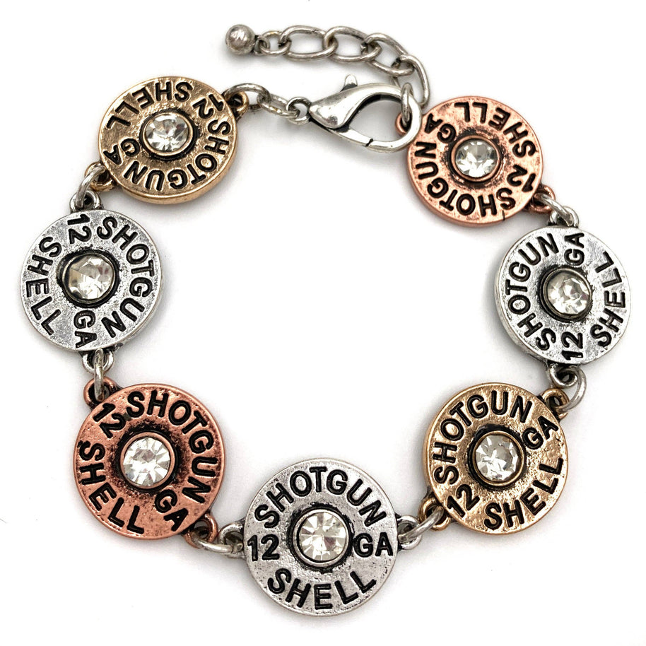 Bullet Shell Rhinestone Bracelet