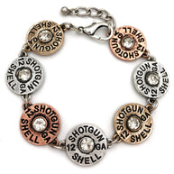 Bullet Shell Rhinestone Bracelet